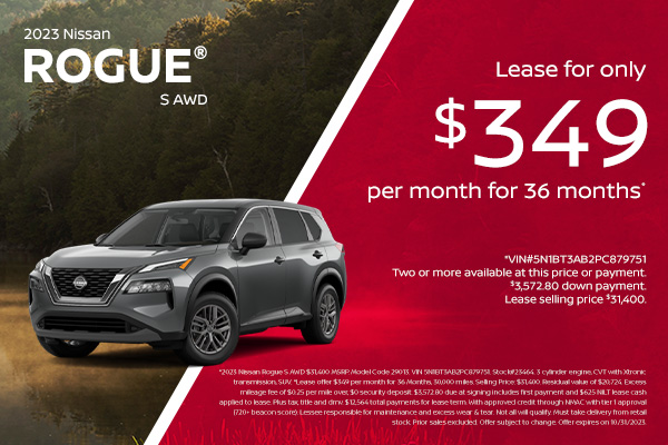 2023 nissan rogue lease