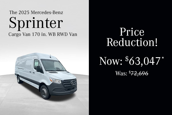 2025 Mercedes-Benz Sprinter Cargo Van 170 in. WB RWD Van