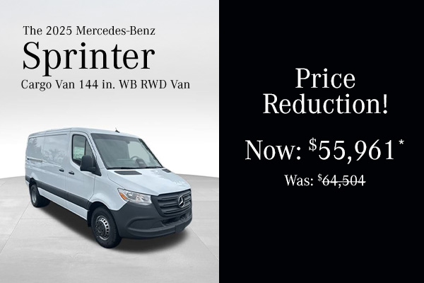 2025 Mercedes-Benz Sprinter Cargo Van 144 WB RWD Van