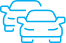 two vehicles icon