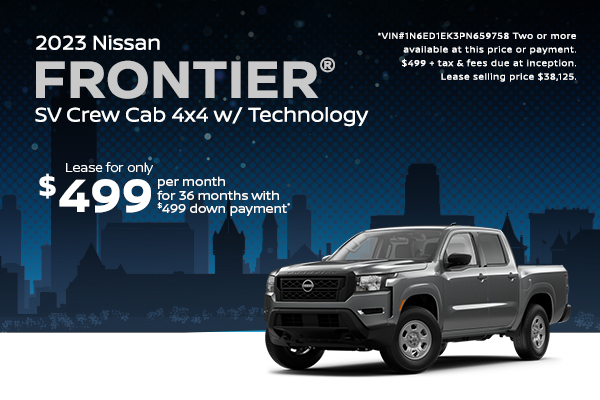 nissan frontier 2023 lease