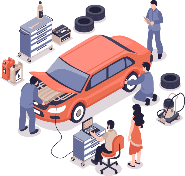 customer service illustration