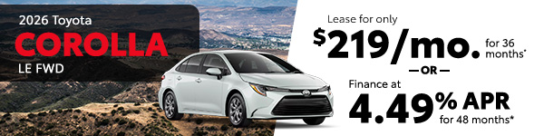 2026 Toyota Corolla for Sale in Simi Valley, CA | Simi Valley Toyota
