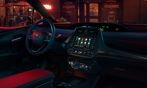 Interior View Of The 2021 Toyota Prius At Younger Toyota