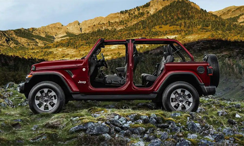 Interior View Of The 2021 Jeep Wrangler Unlimited At Zappone CJDR Granville